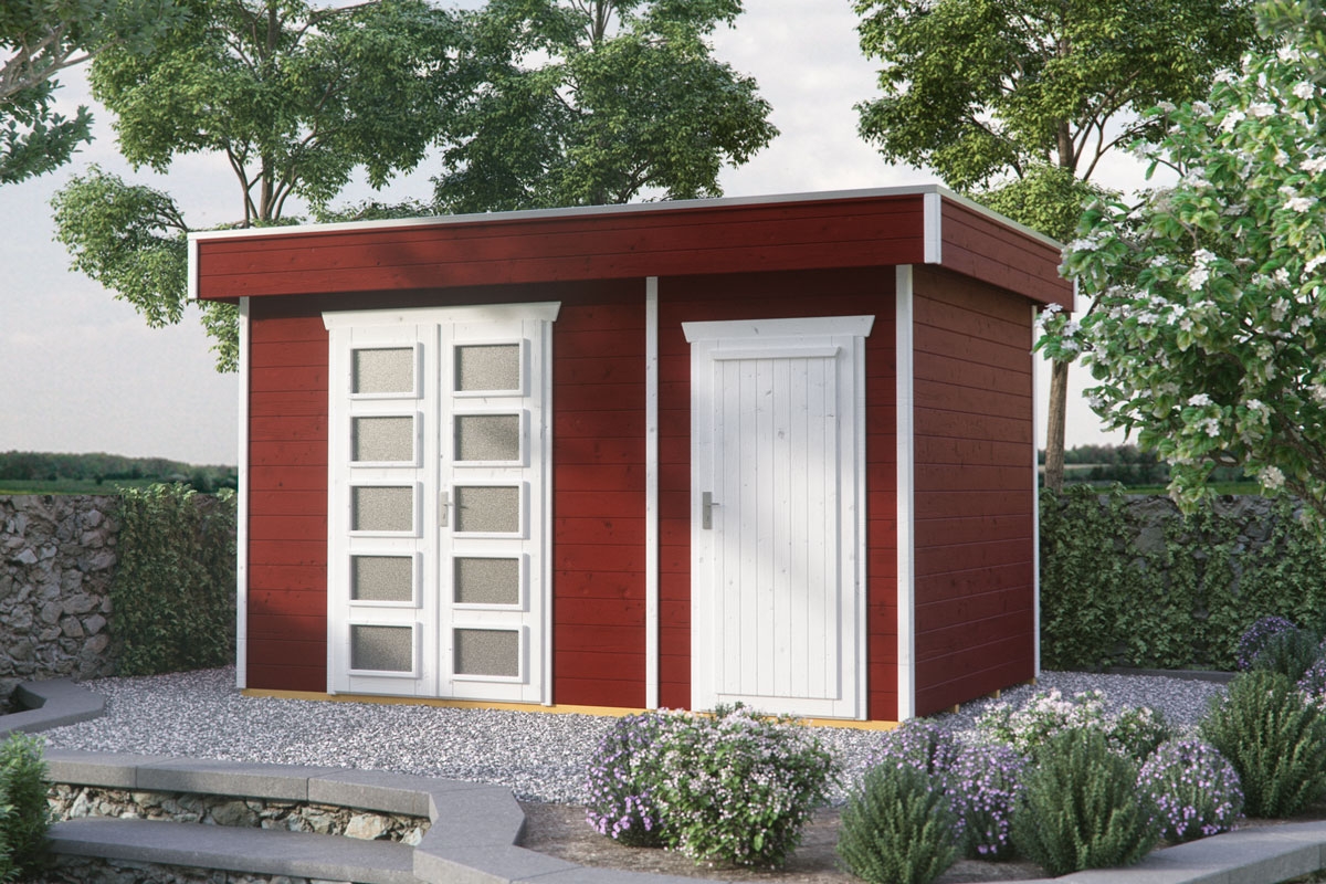 Blockbohlenhäuser 28 mm