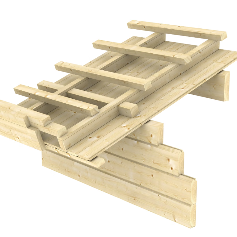 Basisdach mit Dachlatten (dämmbar, für Dachziegel) Varianten Bild