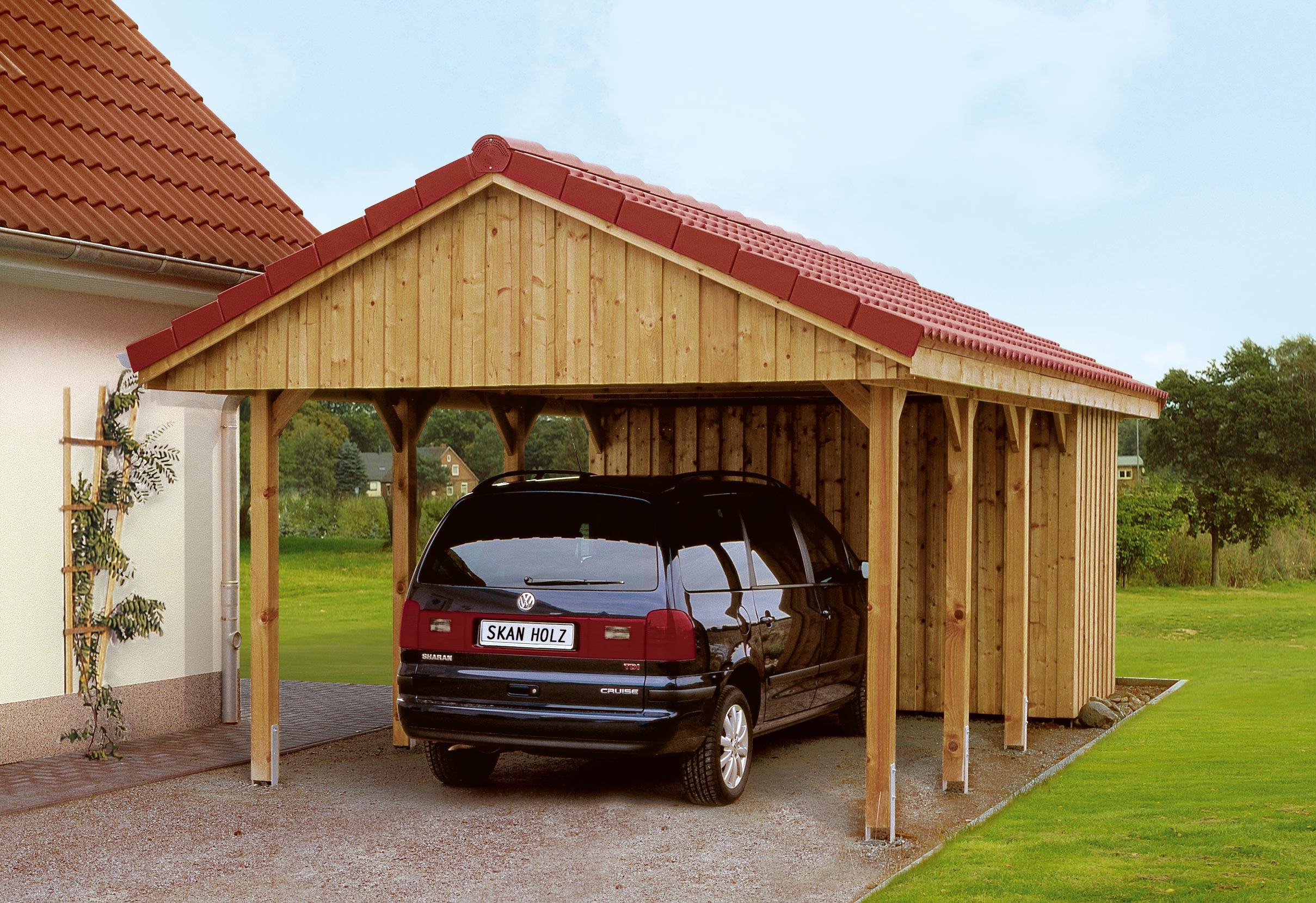 Satteldach Carports