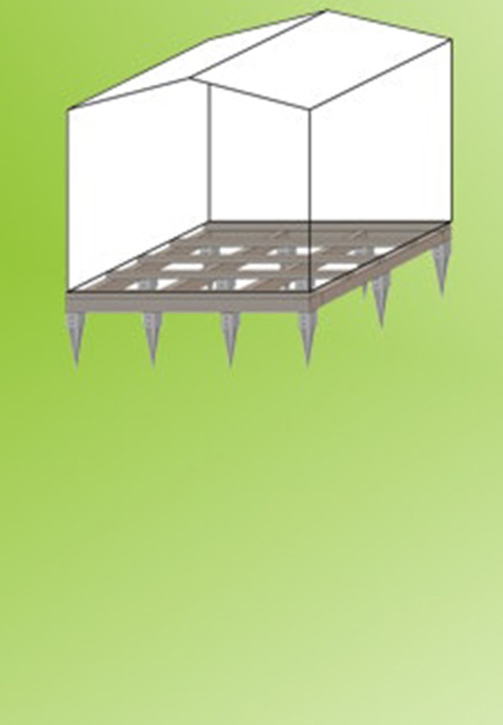 Stabiles Pfahlfundament – Schritt für Schritt Sliderbild