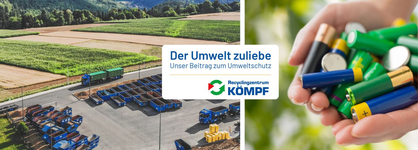 Umweltschutz durch korrekte Entsorgung und Recycling von Batterien