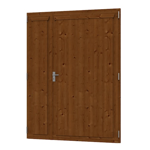 Skan Holz Doppeltür für Carports/Gartenhäuser Rahmenaußenmaß 148 x 198 cm