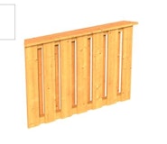Skan Holz Brüstung Deckelschalung zu Pavillon Colmar Skan Holz Brüstung Deckelschalung zu Pavillon ColmarZubehörbild