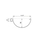 Vorschaubild Metall Dachrinnenset für Skan Holz Terrassenüberdachung Siena/Sanremo/Tivoli/Florenz 541 cm mit Kunststofffallrohr(en)