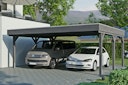 Vorschaubild Skan Holz Grunewald - Flachdach Carport aus Leimholz Breite 622 cm