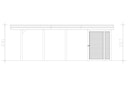 Vorschaubild Skan Holz Carport Friesland Hybrid Set 12 314x708 cm inkl. Abstellraum