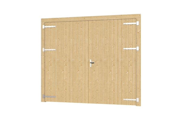 Skan Holz Garagentor für Falun zweiflüglig