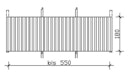 Vorschaubild Skan Holz Rückwand für Leimholz Doppel- Carports - Deckelschalung