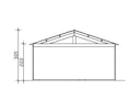 Vorschaubild Skan Holz 45 mm Garage Holzgarage Varberg 1/2/3