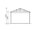 Vorschaubild Skan Holz 45 mm Garage Holzgarage Varberg 1/2/3