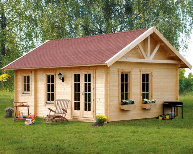 Skan Holz 45 mm Blockbohlenhaus Bern 2