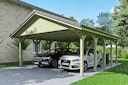 Vorschaubild Skan Holz Wallgau - Satteldach Doppelcarport Breite 620 cm
