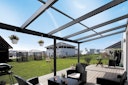 Vorschaubild Skan Holz Aluminium Terrassenüberdachung Monza Breite 541 cm