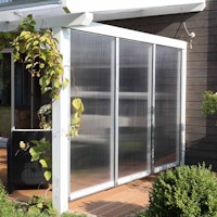 Skan Holz Seitenwände aus Polycarbonat für Terrassendach (Wandanbau)