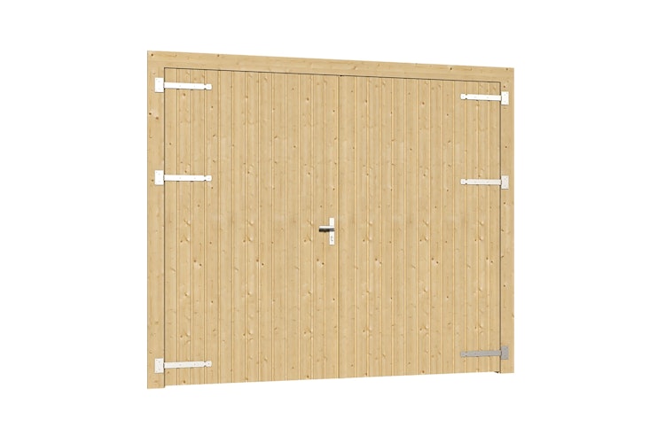 Skan Holz Garagentor für Falun zweiflüglig