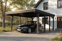 Vorschaubild Skan Holz Friesland - Flachdach Carport aus Nadelholz Breite 402 cm