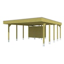 Vorschaubild Skan Holz Carport Friesland 557x708 cm inkl. Abstellraum Sparset 4