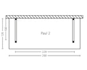 Vorschaubild Skan Holz Holzunterstand Kaminholzunterstand Paul 2
