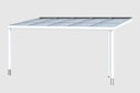 Vorschaubild Skan Holz Aluminium Terrassenüberdachung Modena Breite 541 cm mit Echtglas-Dach