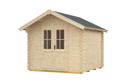 Skan Holz 28 mm Blockbohlenhaus Palma-250 x 200 cm