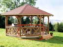 Vorschaubild Skan Holz Brüstung Andreaskreuze zu Pavillon Lyon