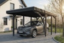 Vorschaubild Skan Holz Carport Friesland 320x555 cm inkl. 1 Einfahrtsbogen Set E