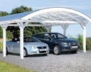 Vorschaubild Skan Holz Franken - Bogendach Doppelcarport aus Leimholz Breite 635 cm