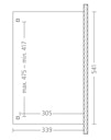 Vorschaubild Skan Holz Terrassenüberdachung Verona o. Mittelpfosten Breite 541 cm