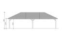 Vorschaubild Skan Holz Carport Taunus 1176 x 634 cm