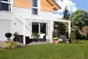 Vorschaubild Skan Holz Aluminium Terrassenüberdachung Monza Breite 541 cm