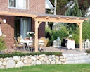 Vorschaubild Skan Holz Terrassenüberdachung Ravenna aus Douglasie o. Mittelpfosten Breite 648 cm