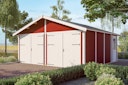 Vorschaubild Skan Holz 45 mm Garage Holzgarage Varberg 1/2/3