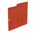 Vorschaubild Skan Holz Seitenwand für Leimholz Carports - Deckelschalung