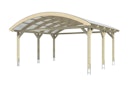 Vorschaubild Skan Holz Franken - Bogendach Doppelcarport aus Leimholz Breite 635 cm