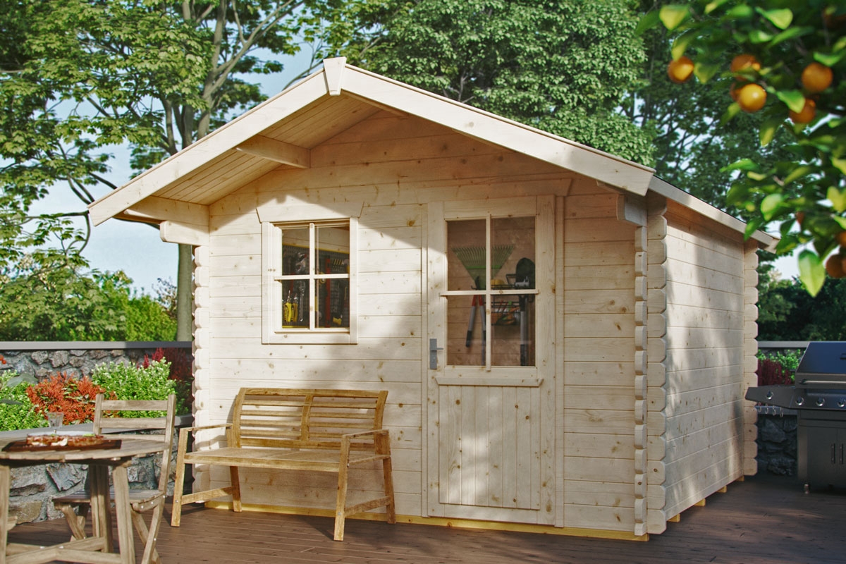 Skan Holz 45 mm Gartenhaus Halmstad/Narvik