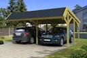 Vorschaubild Skan Holz Harz - Pultdach Doppelcarport aus Nadelholz Breite 624 cm
