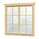 Vorschaubild Skan Holz Doppelfenster für 28 mm Blockbohlenhäuser Dreh-Kipp-Funktion