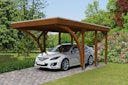 Vorschaubild Skan Holz Carport Friesland 314x555 cm inkl. 2 Einfahrtsbögen Sparset 6