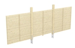 Skan Holz Rückwand Rhombus passend für Doppel-Carport Spessart Skan Holz Rückwand Rhombus passend für Doppel-Carport SpessartZubehörbild