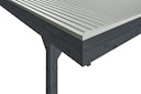 Vorschaubild Skan Holz Carport Friesland Hybrid Set 13 557x555 cm inkl. Rück- und Seitenwände aus Aluminium