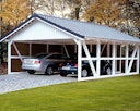 Vorschaubild Skan Holz Schwarzwald - Satteldach Doppelcarport Breite 684 cm