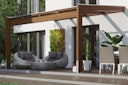 Vorschaubild Skan Holz Terrassenüberdachung Novara Breite 557 cm