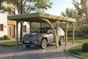 Vorschaubild Skan Holz Carport Friesland 320x555 cm inkl. 1 Einfahrtsbogen Set E