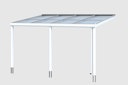 Vorschaubild Skan Holz Aluminium Terrassenüberdachung Monza Breite 434 cm mit Echtglas-Dach