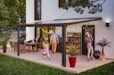 Vorschaubild Skan Holz Aluminium Terrassenüberdachung Genua Breite 434 cm