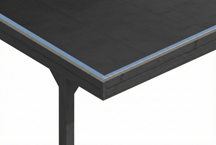 Skan Holz Friesland - Flachdach Carport aus Nadelholz Breite 402 cm