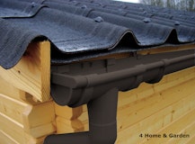 Kunststoff Dachrinnenset für Skan Holz Pavillon Colmar Kunststoff Dachrinnenset für Skan Holz Pavillon ColmarZubehörbild