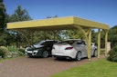 Vorschaubild Skan Holz Carport Friesland 557x555 cm inkl. 2 Einfahrtsbögen Sparset 8