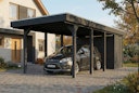 Vorschaubild Skan Holz Carport Friesland 320x708 cm mit Abstellraum Set B