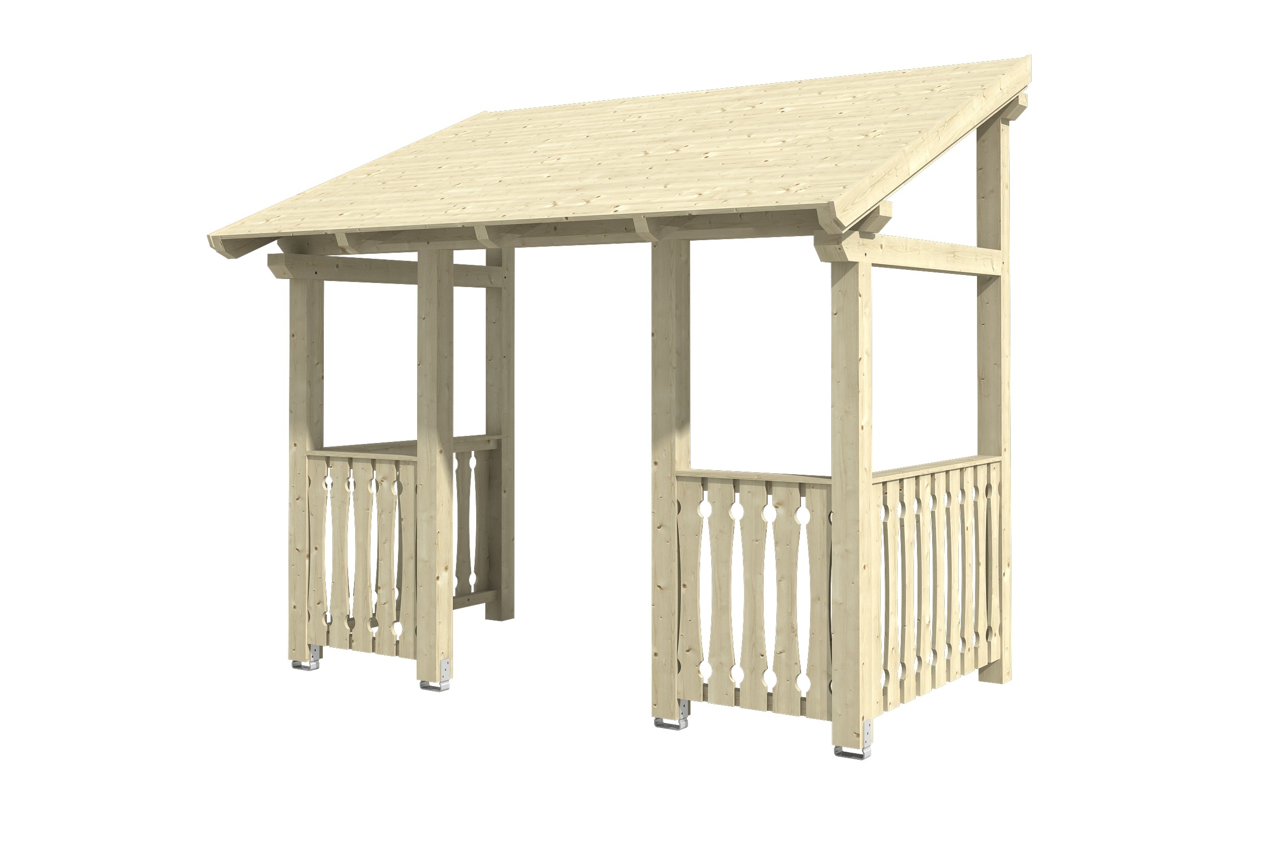 Skan Holz Pultdach Vordach Paderborn